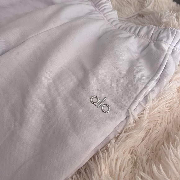 White alo sweatpants, sweats, unisex sweats, long sweats, high quality - Picture 3 of 6